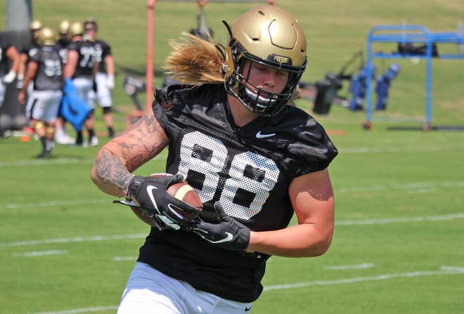 Garrett Miller--a k a "Thor"--is known for his long hair and great potential.