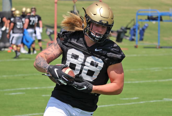 Purdue Boilermakers Football | Tight Ends | Payne Durham | Ryan Wallace ...