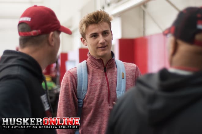 Tristan Gebbia visited Nebraska for the second time this month and heads to Ole Miss next.