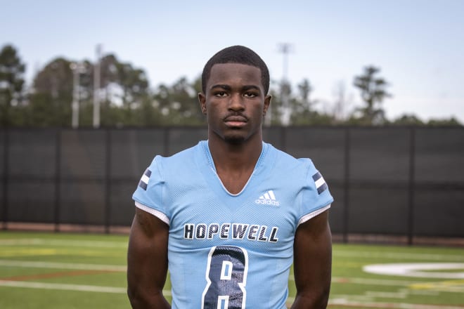 Three-star receiver Julian Gray from Hopewell High in Huntersville, N.C. committed to NC State on Saturday.