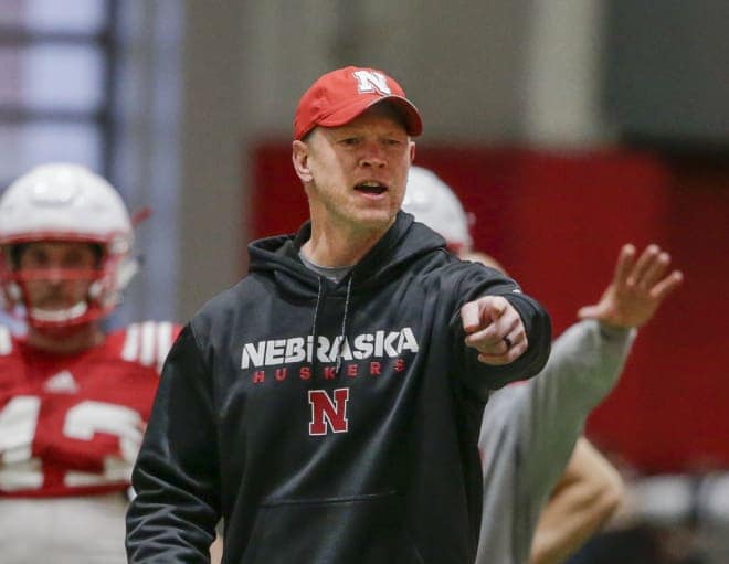 Nebraska head coach Scott Frost. 