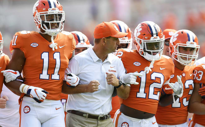 Dabo Swinney's No. 4-ranked Tigers are looking to go 6-0 this weekend in Winston-Salem.