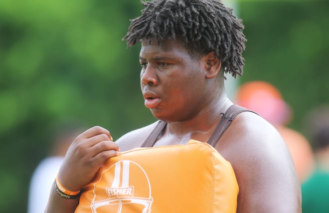 New Clemson four-star commit Zechariah Owens is shown here at last year's Dabo Swinney Camp.