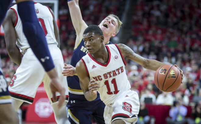 Junior point guard Markell Johnson and the Wolfpack shot 58.6 percent from the field Monday en route to a 111-62 exhibition win over Chowan.