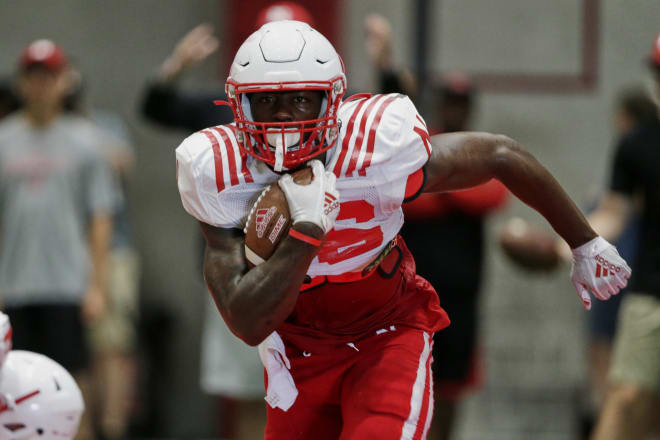 Nebraska gave a better idea of what its running back rotation will look like this season, but senior Dedrick Mills remains the "bell cow" of the group.