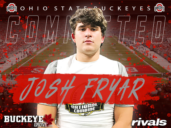 Josh Fryar is commitment No. 19 for Ohio State.