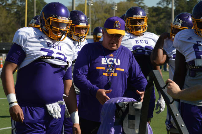 Veteran ECU offensive line coach Steve Shankweiler brings you up to date on what to expect along the offensive front.