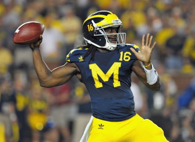 Michigan Wolverines football quarterback Denard Robinson