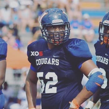Vance High all conference defensive end Damir Faison talks about receiving an ECU offer and more.