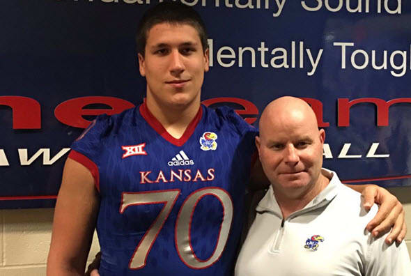 Kansas assistant Kenny Perry recruits Hocker's area