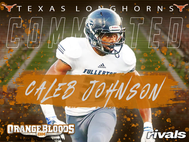 Linebacker Caleb Johnson committed to Texas on Monday night.