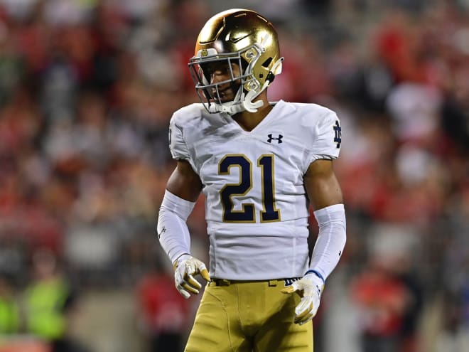 Notre Dame cornerback Jaden Mickey is being recognized for the work he's doing in the community.