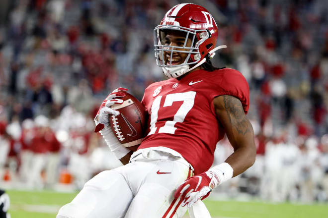 Alabama Crimson Tide receiver Jaylen Waddle. Photo | Getty Images