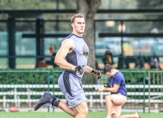 Tight end recruit Brock Wright is expected to be one of four early entrants for Notre Dame this January.