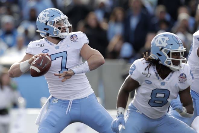 North Carolina Tar Heels quarterback Sam Howell