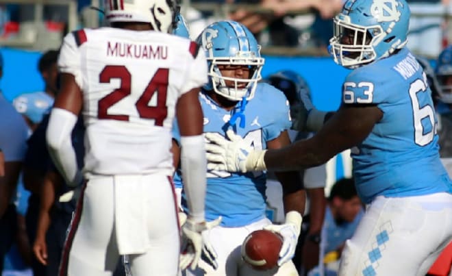 Antonio Williams' only carries of Saturday's game came on one of the biggest drives of UNC's win over South Carolina.