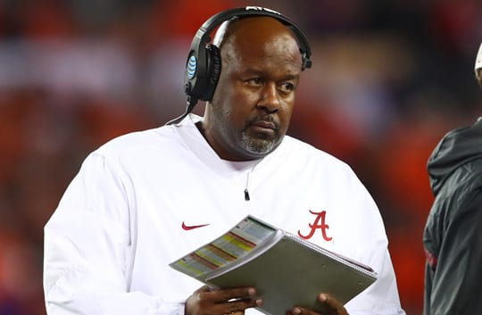 Alabama offensive coordinator Mike Locksley will interview for the Maryland head coaching position following the SEC Championship game | USA Today