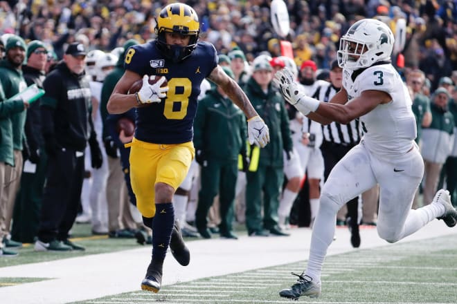 The best game of Michigan Wolverines football receiver Ronnie Bell's career occurred on Nov. 16 against MSU when he hauled in nine receptions for 150 yards.