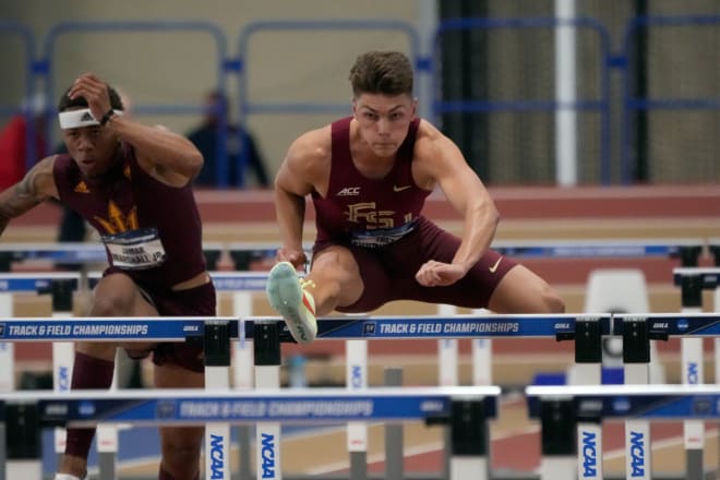 FSU's Trey Cunningham is chasing a national championship and perhaps history this week at the NCAA Championships.