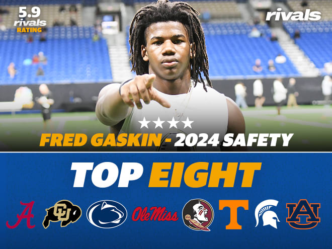 A top eight dropped by Florida four-star 2024 DB Fred Gaskin 