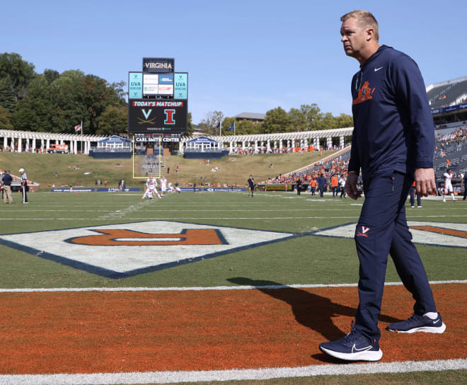 Bronco Mendenhall is winless in two previous trips to Louisville as head coach at UVa.