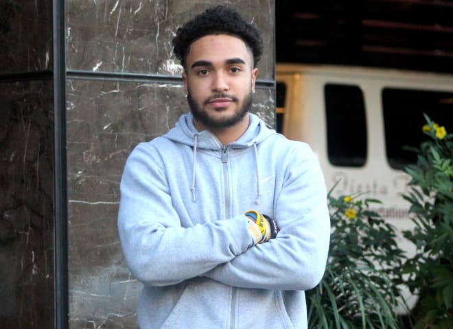 Ohio wide receiver Kaden Saunders visited Michigan in the fall. 