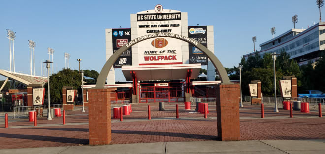 The entrance to the North End Zone features the "Earle Edwards Walk of Champions."