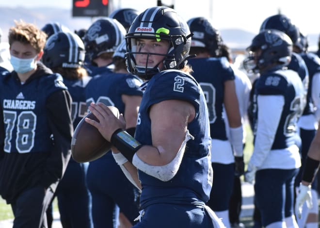 Jaxson Dart threw for a Utah state-record 67 touchdowns this season (and rushed for 12 more) in leading Corner Canyon HS to the Utah 6A state championship.