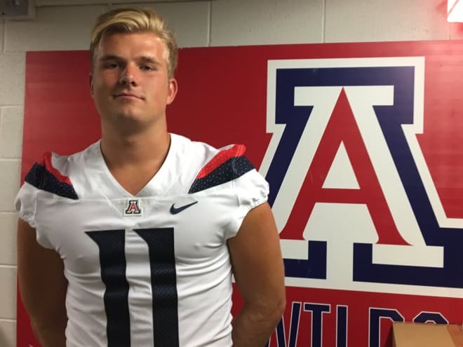 Jake Peters joined Arizona's 2018 class at the conclusion of a weekend visit to Tucson