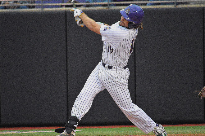 Alec Burleson's seventh inning home run highlighted ECU's 7-4  win over Elon Tuesday night in Greenville.