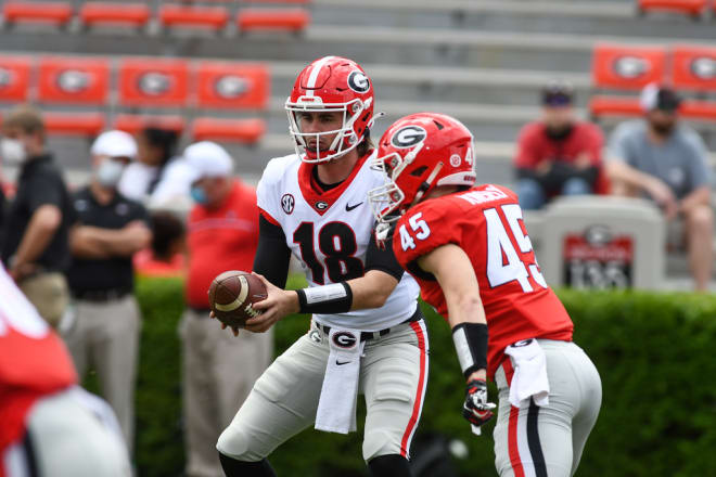 JT Daniels is the unquestioned leader of the Georgia offense.