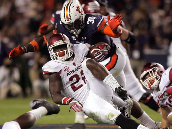 Williams had a team-high 7.0 tackles and had one of Auburn's 11 tackles-for-loss.
