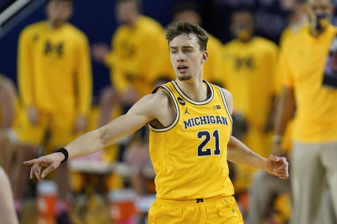 Former Michigan Wolverines basketball wing Franz Wagner was projected to be picked by the Sacramento Kings at No. 9 overall.