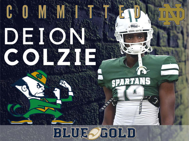 The Fighting Irish regained a massive commitment, as Deion Colzie announced his pledge to Notre Dame.