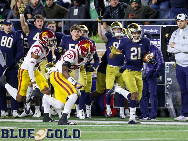 Notre Dame Fighting Irish football freshman wide receiver Lorenzo Styles Jr.