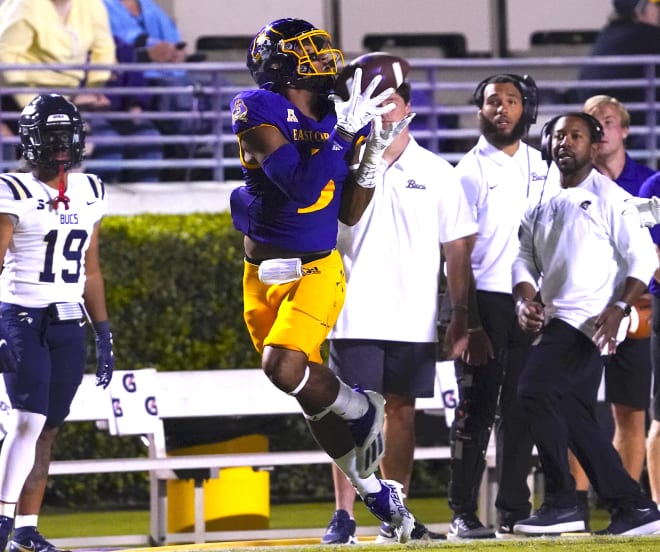 CJ. Johnson and East Carolina open conference play in The American on Saturday against Tulane.