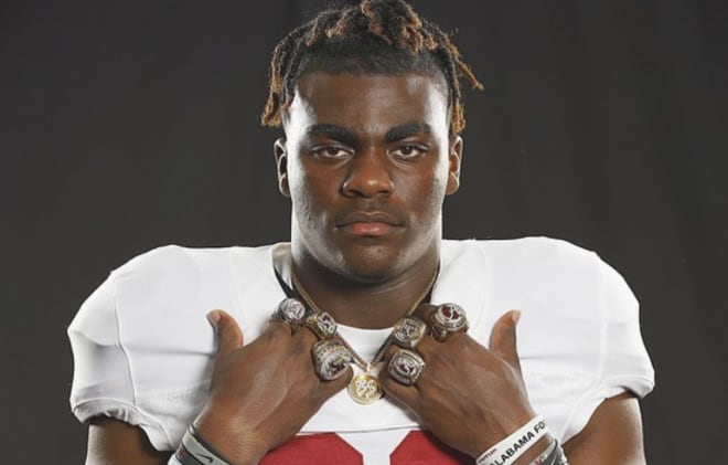 Omari Abor has great official visit to Alabama 