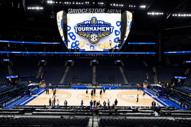 The SEC men's basketball tournament is held in Nashville, Tenn.