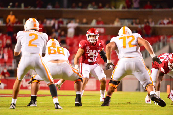 Arkansas Razorbacks star linebacker named a finalist for Burlsworth Trophy