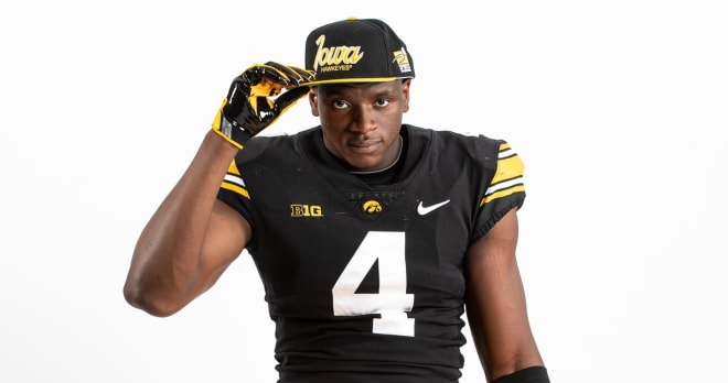  Four-star defensive end Adepoju Adebawore visited Iowa on Saturday.