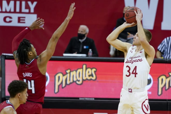 Brad Davison is averaging 10.8 points per game and leads the team with 10 made 3-pointers