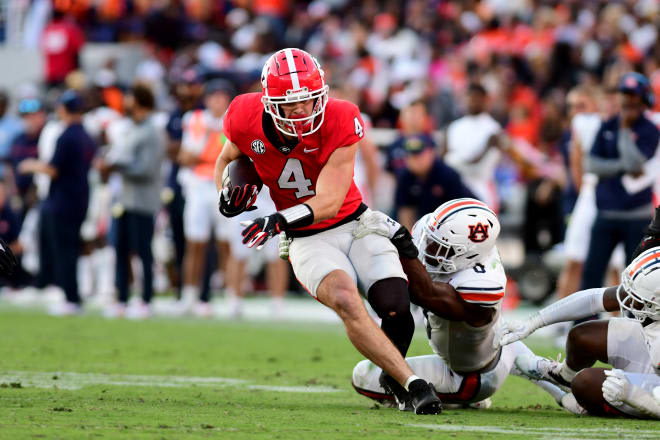 Oscar Delp has taken a bigger leadership role this offseason. (Perry McIntyre/UGA Sports Communications)