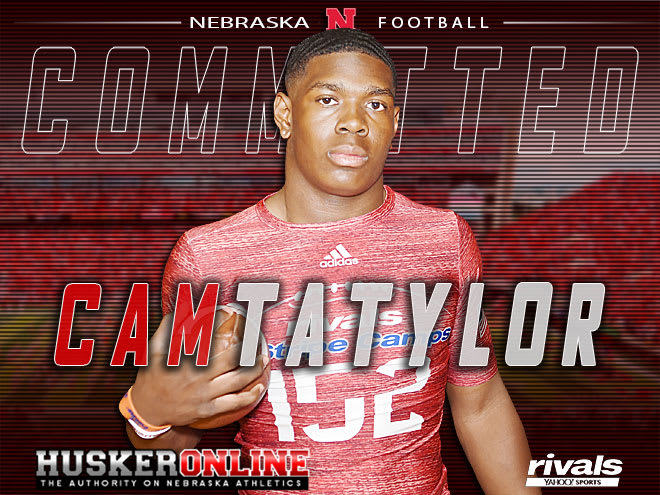 Nebraska added versatile athlete Cameron Taylor to its 2018 class Wednesday morning.