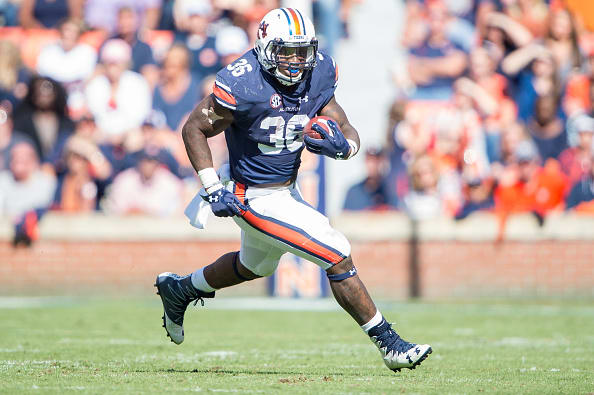 Kamryn Pettway is a 6-foot-0, 232-pound Auburn running back that ran for 1,224-yards and 7 TDs in 2016