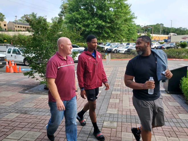 Four-star corner Daylen Everette got the chance to meet with FSU defensive coordinator Adam Fuller during his FSU official visit.