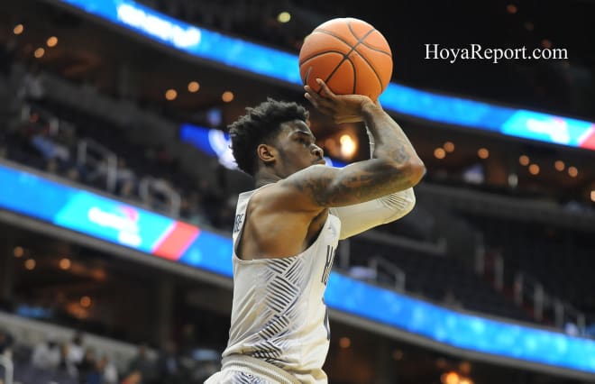 Tre Campbell will no longer let it fly for Georgetown. 