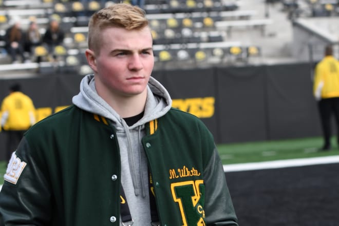 Max White accepted a preferred walk-on opportunity at Iowa this week.