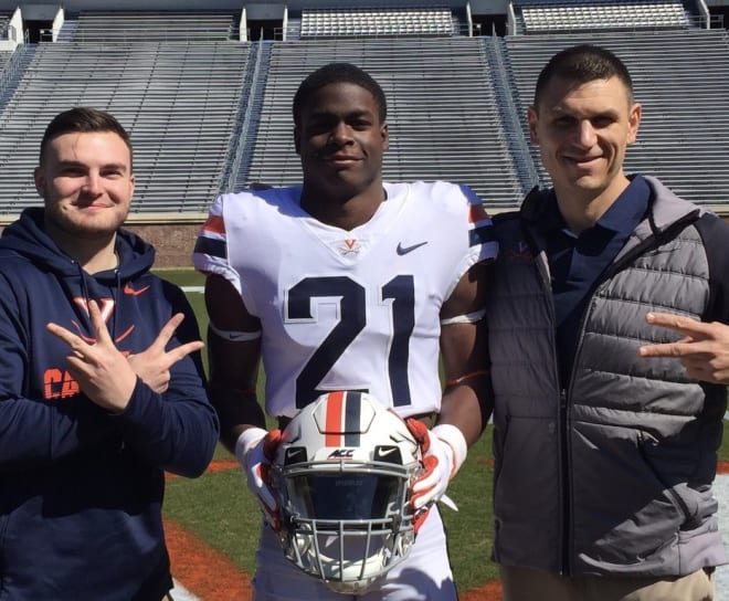 Three-star ATH Prince Kollie had a great trip to UVa just before the dead period began.
