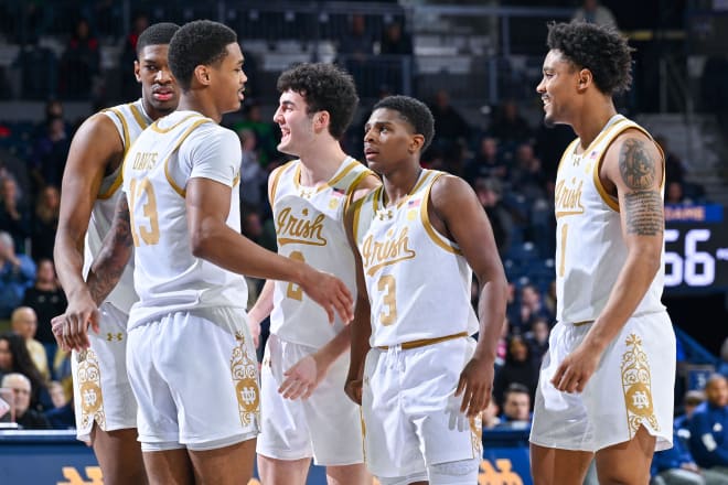Notre Dame men's basketball has won two games in a row after defeating Georgia Tech on Wednesday. The Irish held the Yellow Jackets to 55 points, their second lowest amount in ACC play. 