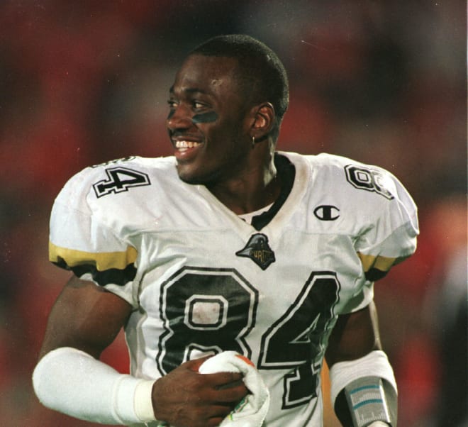 WR Randall Lane turned out to be the best of Purdue's seven JC signess in 1998.